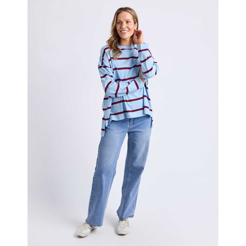 ELM Callie Stripe L/S Tee image number 3